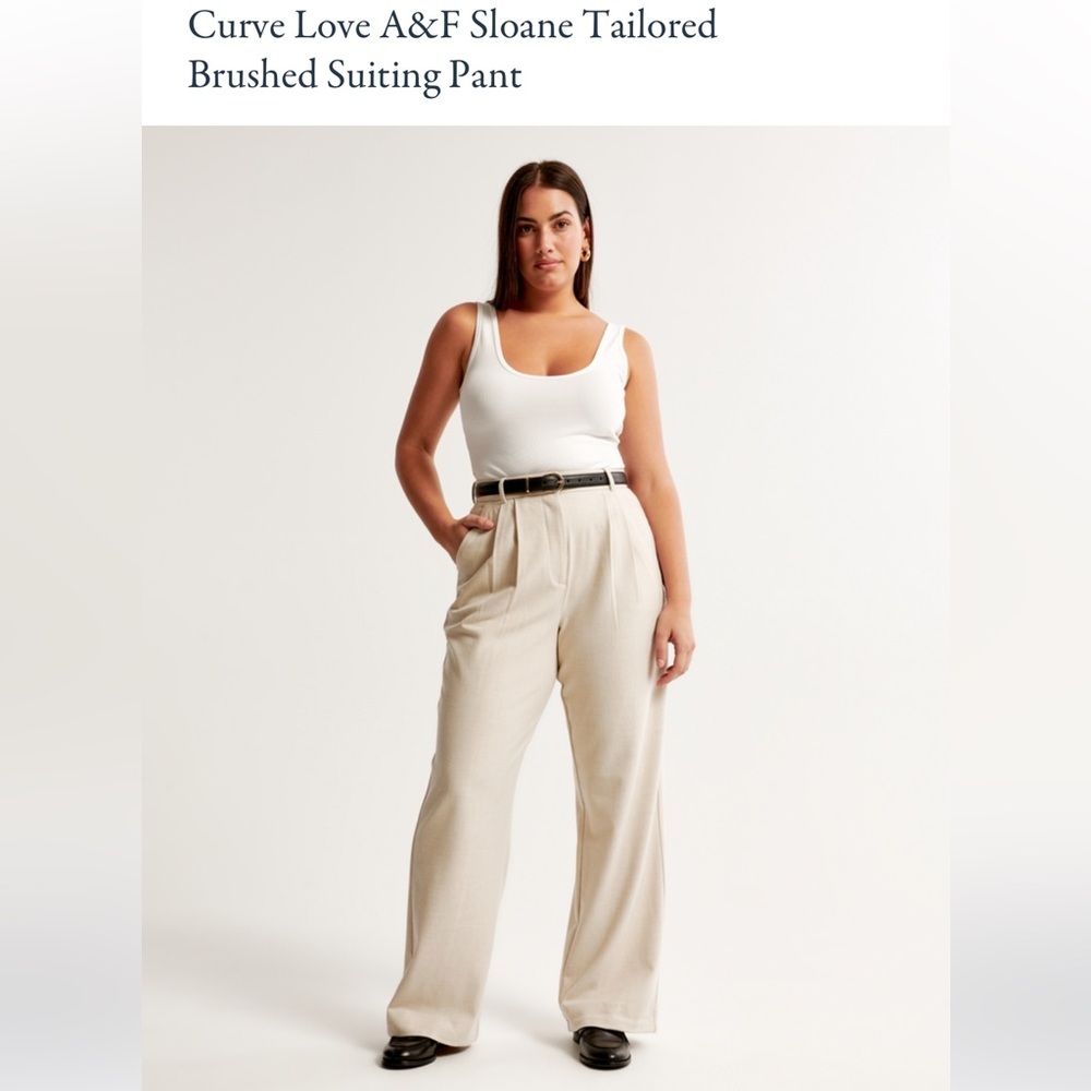 Abercrombie Sloane Tailored Pants Curve Love